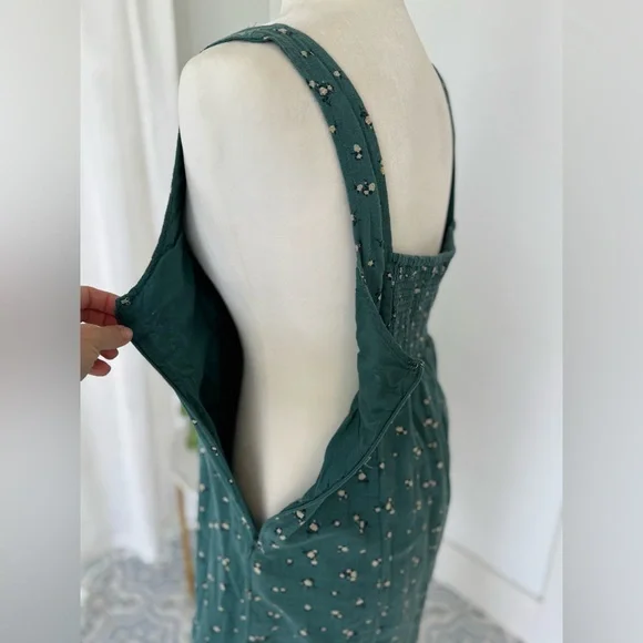 American Eagle M Green Floral Mini Dress - Picture 5 of 8